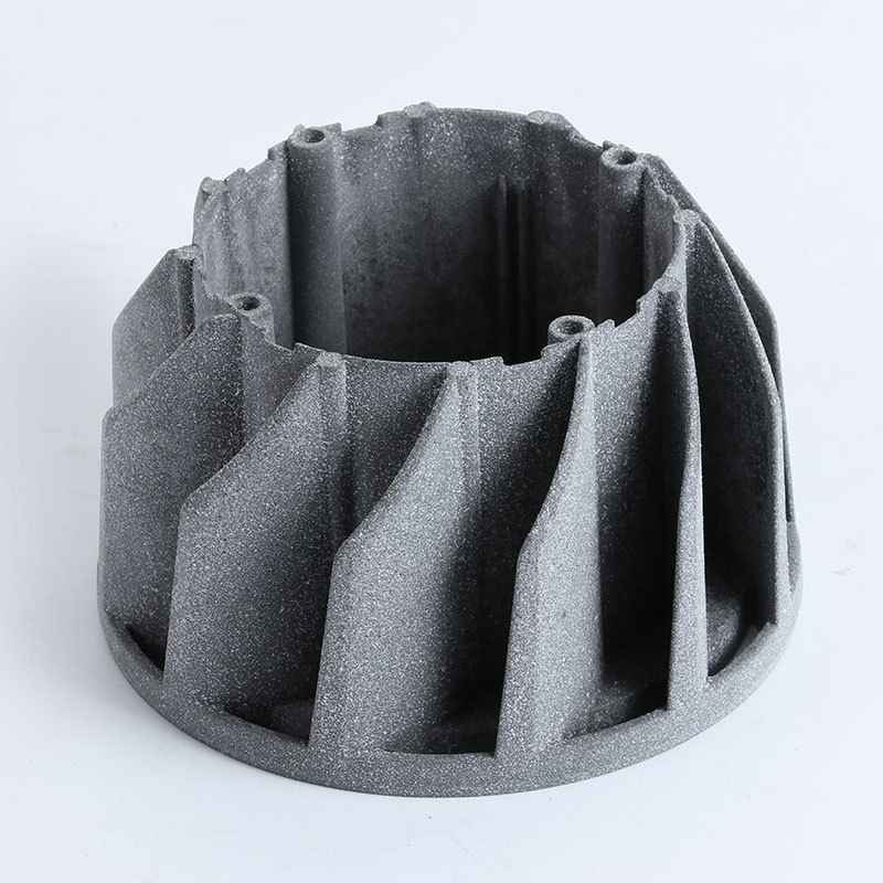 Izesekeli ze-Sandblasting Aluminium Die-casting Lamp Heat Sink Accessories5