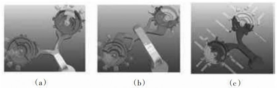 Figure 2 Mold flow analysis of mold plan