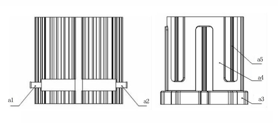 Schematic diagram of inner and outer cylinder