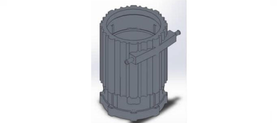 Schematic diagram of pressing
