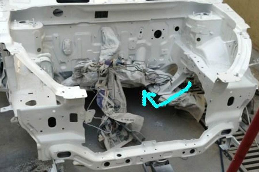 Kontrolinis liejimo konstrukcinių aliuminio lydinio automobilio kėbulo faktorius