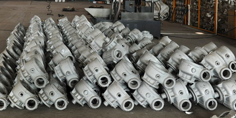 Low-pressure casting product-gearbox body